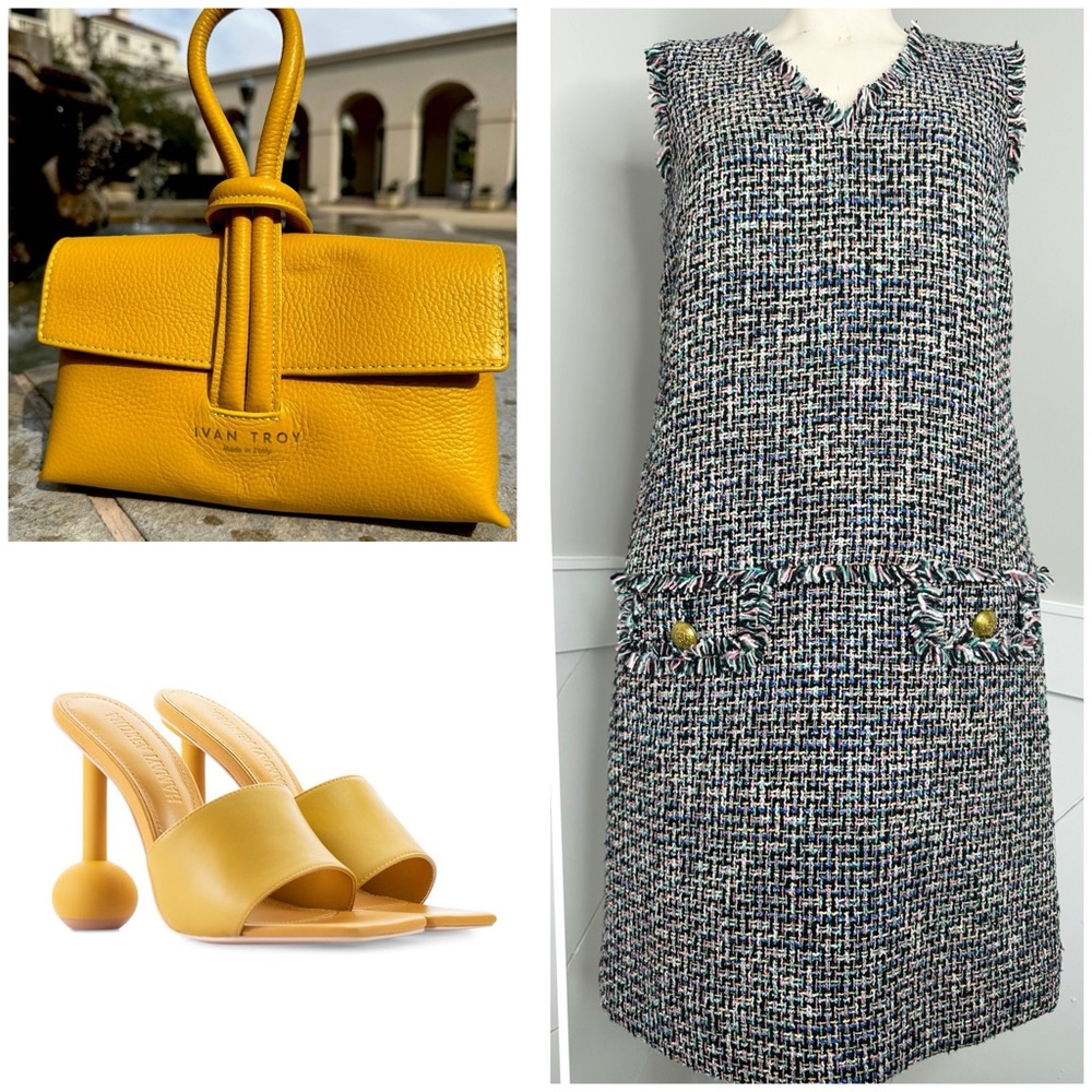 J CREW TWEED DRESS/ PRELOVED / SIZE 2